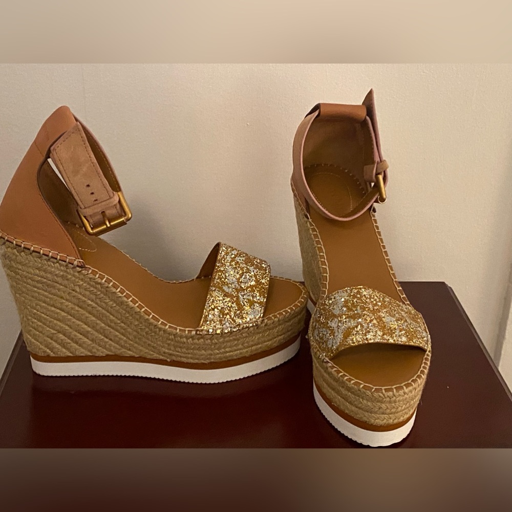 See By Chloe Glyn espadrille wedge size 39 (8 1/2)